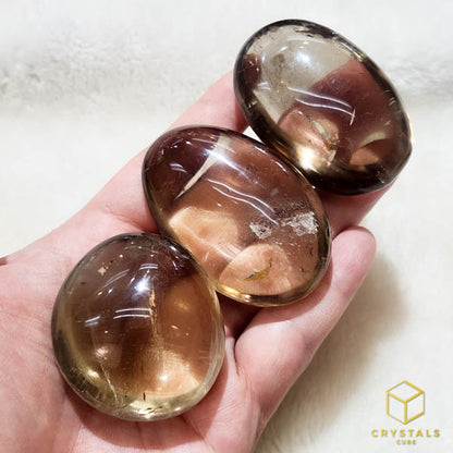 Smokey Quartz Palm Stone