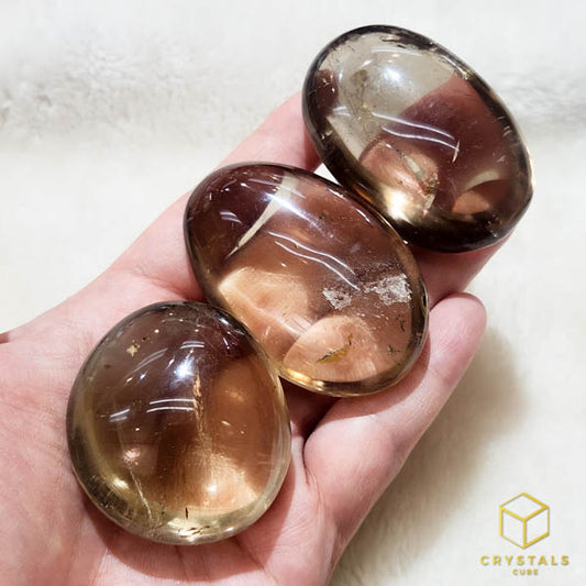 Smokey Quartz Palm Stone