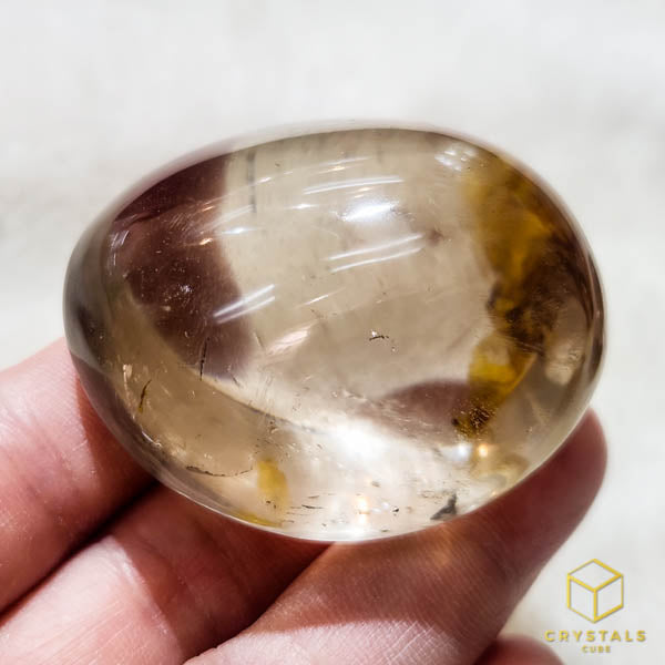 Smokey Quartz Palm Stone