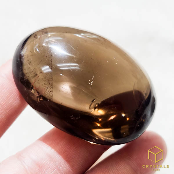 Smokey Quartz Palm Stone