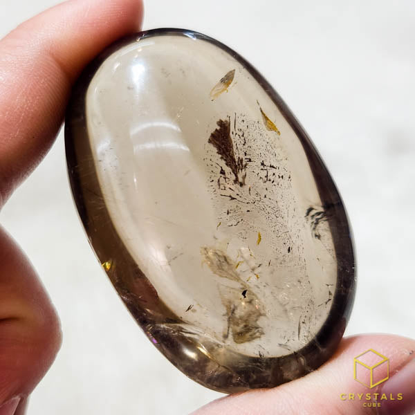 Smokey Quartz Palm Stone