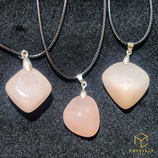 Rose Quartz Tumble Pendant