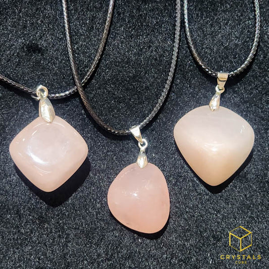 Rose Quartz Tumble Pendant