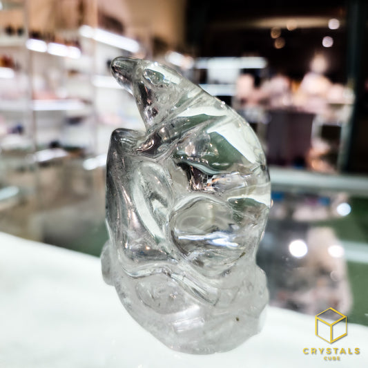 Clear Quartz Fortune Rat