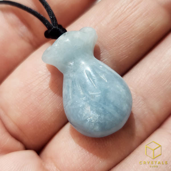 Aquamarine Money Bag Pendant