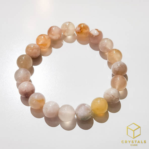 Sakura (Cherry Blossom) Agate Bracelet