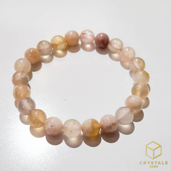 Sakura (Cherry Blossom) Agate Bracelet
