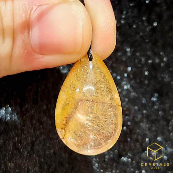 Golden Rutilated Quartz Pendant