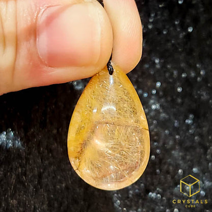 Golden Rutilated Quartz Pendant