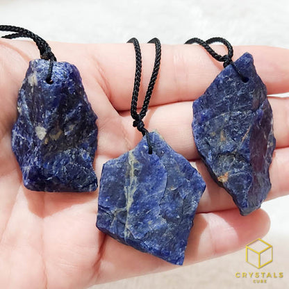 Raw Crystal Pendant - Clear Quartz, Amethyst, Labradorite, Sodalite, Apatite, Amazonite, Rose Quartz, Green Amethyst, Fluorite & Smokey Quartz