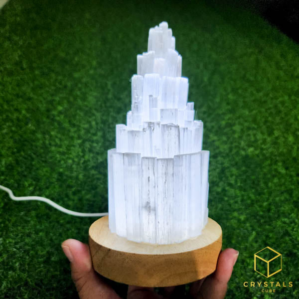 Selenite Sticks LED Lamp