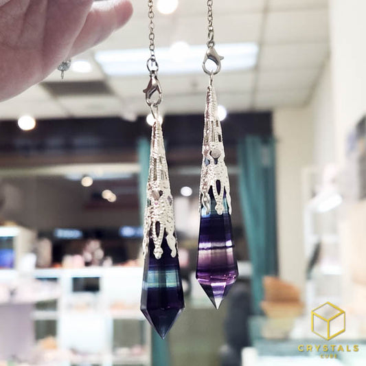 Rainbow Fluorite Pendulum