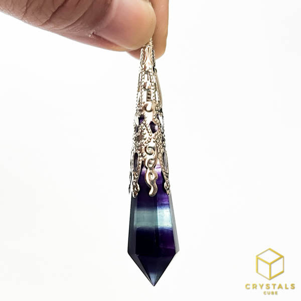 Rainbow Fluorite Pendulum