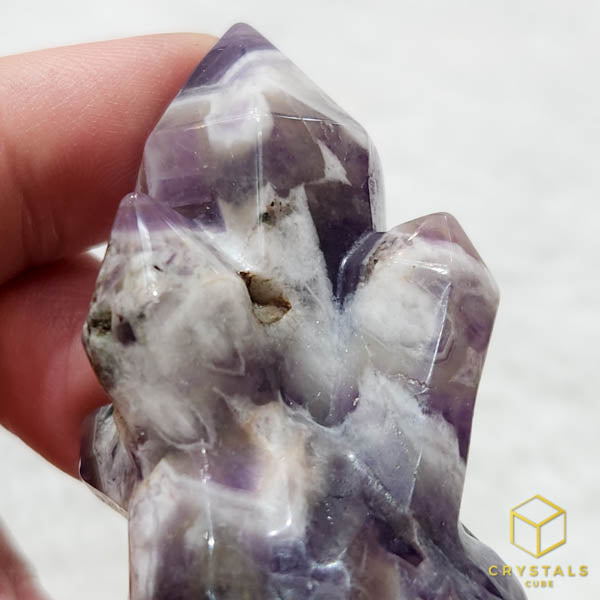Crystal Cluster Carving - Amethyst, Citrine & Rose Quartz