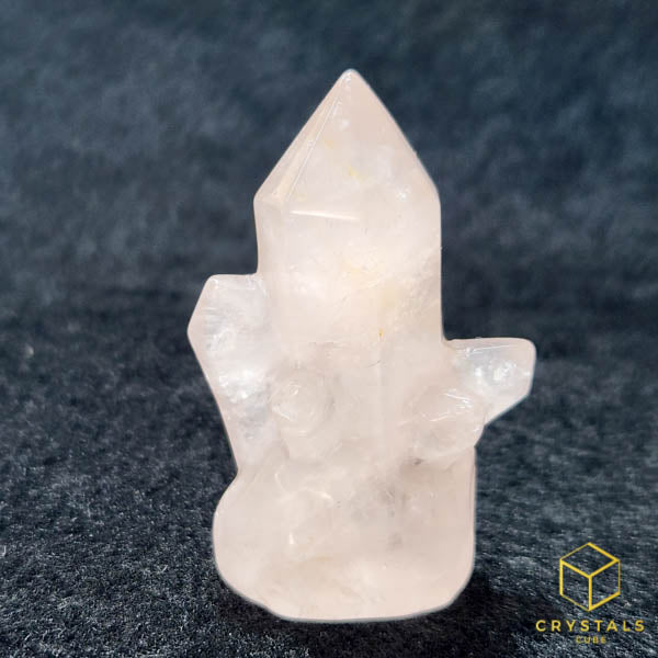 Crystal Cluster Carving - Amethyst, Citrine & Rose Quartz