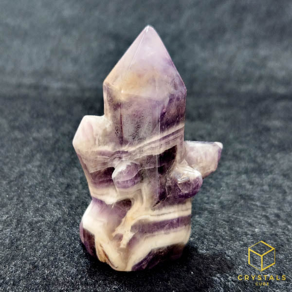 Crystal Cluster Carving - Amethyst, Citrine & Rose Quartz