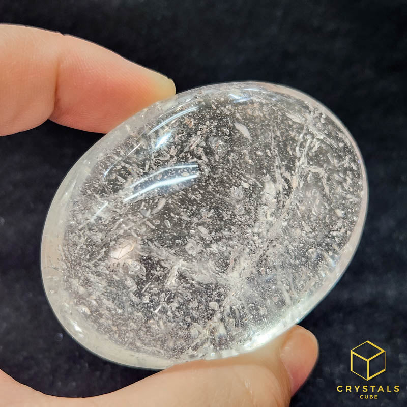 Clear Quartz Palm Stone