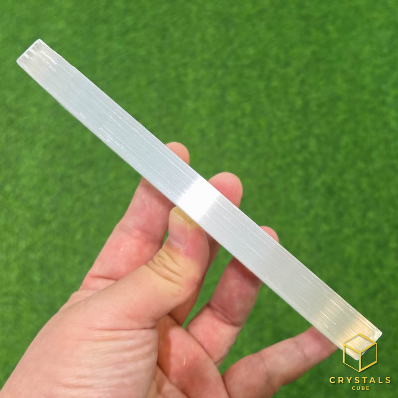 Selenite Raw Rectangle Slab