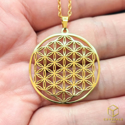 Flower of life Stainless Steel Necklace