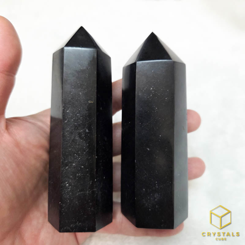 Black Tourmaline Point