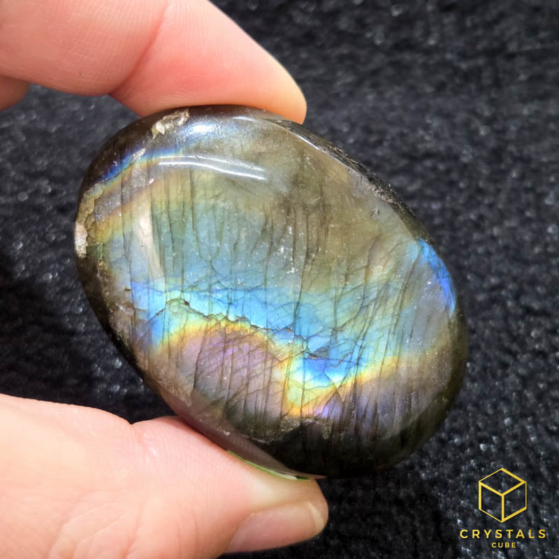 Labradorite* Tumble & Palm Stone