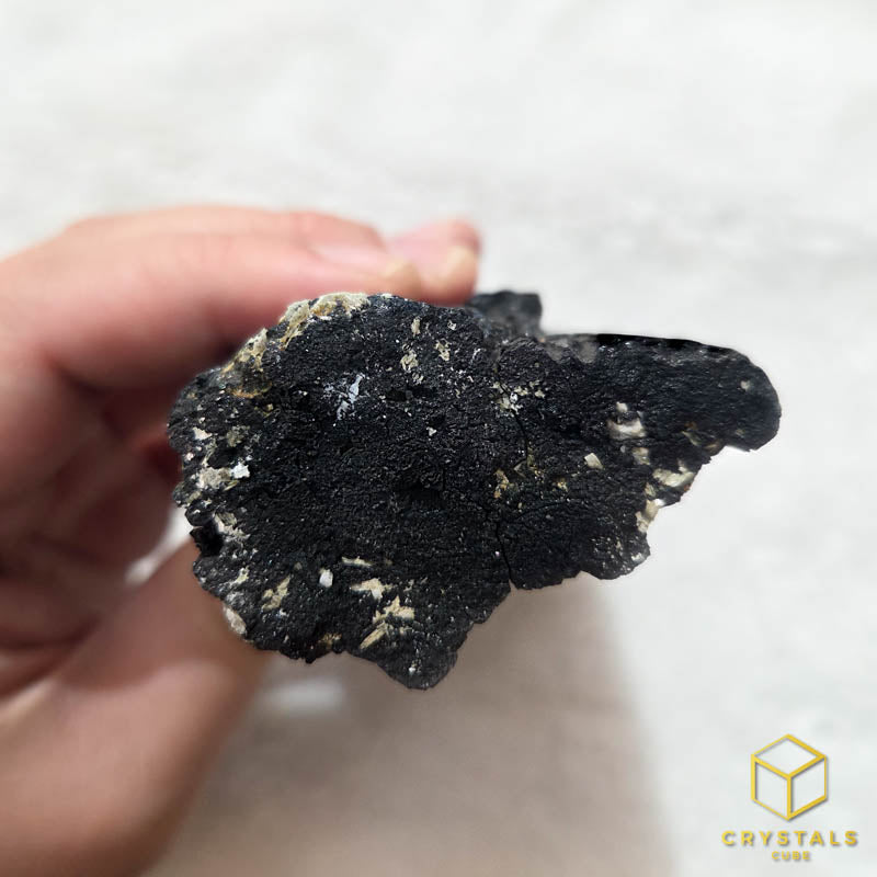 Black Tourmaline (Schorl) Raw - Palm Size