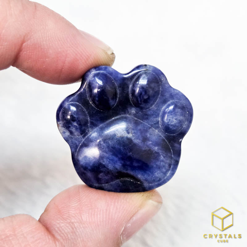 Crystal Paw - Sodalite, Rose Quartz, Green Aventurine,  Tiger's Eye, Red Jasper & Black Obsidian