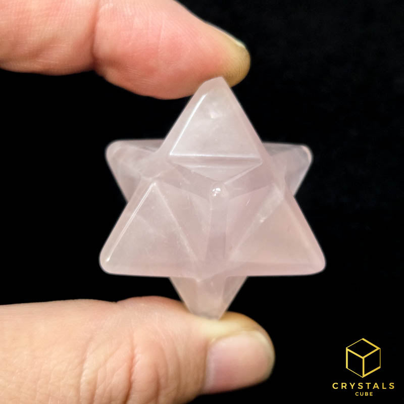 Rose Quartz Merkaba