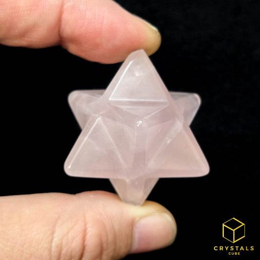Rose Quartz Merkaba