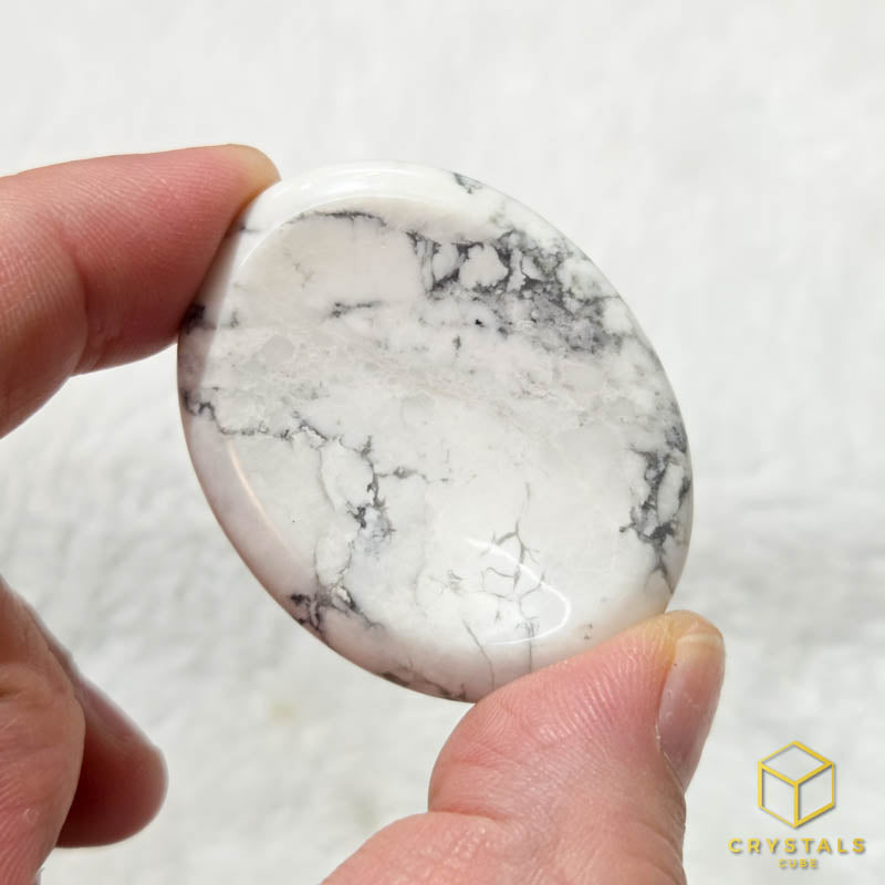 Howlite Worry Stone