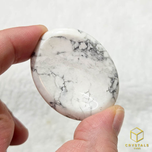 Howlite Worry Stone