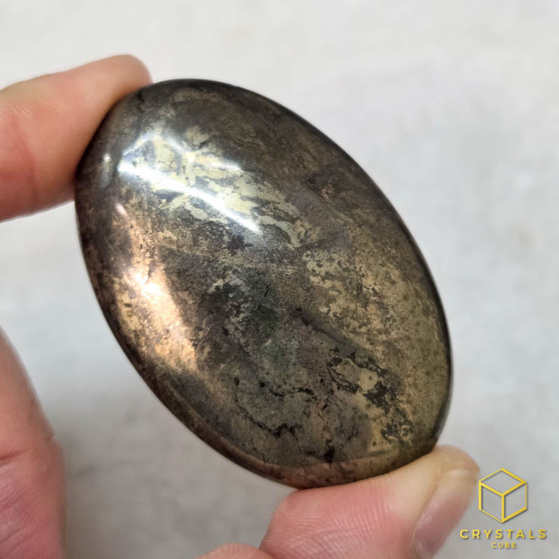 Pyrite Palm Stone