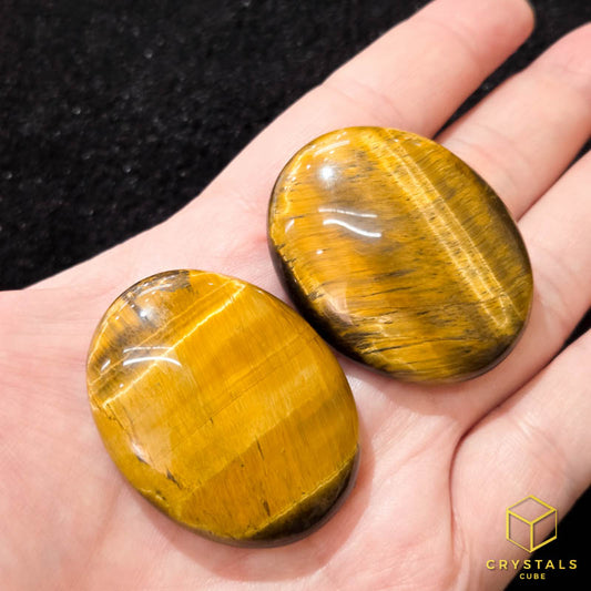Tiger's Eye Palm Stone - Mini