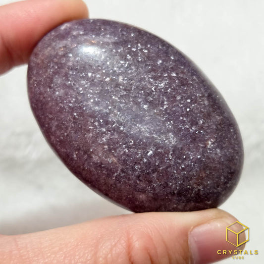 Lepidolite Palm Stone