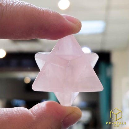 Rose Quartz Merkaba