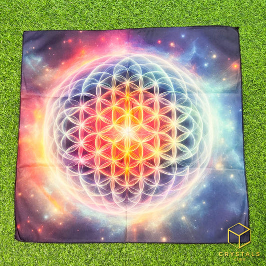 Flower of Life Meditation Cloth/ Tapestry - 3D - Promote Meditation / Harmonise & Energise Personal Energy Field