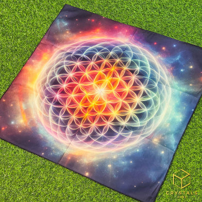 Flower of Life Meditation Cloth/Tapestry - 3D - Promote Meditation / Harmonise & Energise Personal Energy Field