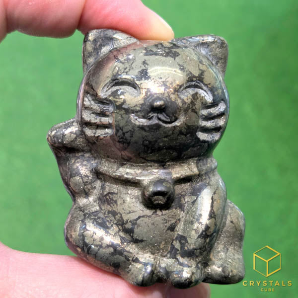 Pyrite Fortune Cat