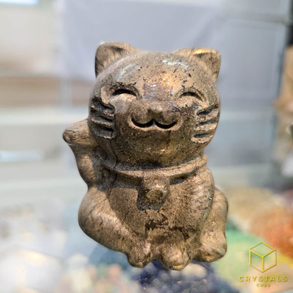 Pyrite Fortune Cat