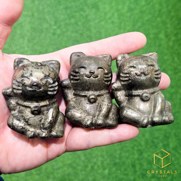 Pyrite Fortune Cat