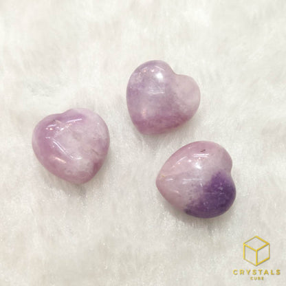 Mini Crystal Heart - Amethyst, Sodalite, Rose Quartz, Green Aventurine, Rhodonite, Tiger's Eye, Carnelian & Red Jasper