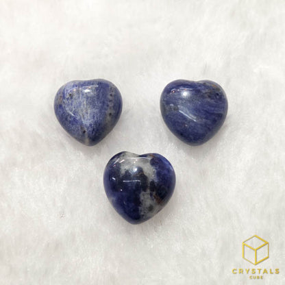 Mini Crystal Heart - Amethyst, Sodalite, Rose Quartz, Green Aventurine, Rhodonite, Tiger's Eye, Carnelian & Red Jasper