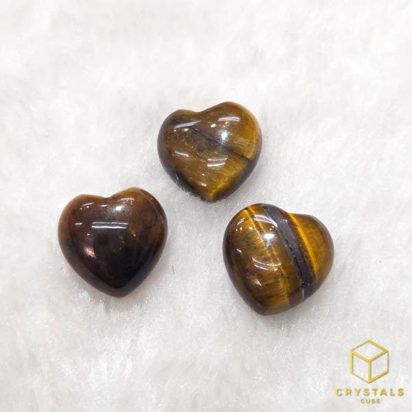 Mini Crystal Heart - Amethyst, Sodalite, Rose Quartz, Green Aventurine, Rhodonite, Tiger's Eye, Carnelian & Red Jasper