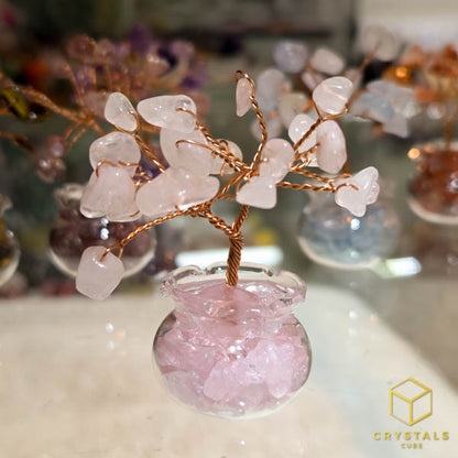 Tree of Abundance - Amethyst, Aquamarine, Rose Quartz, Green Aventurine, Strawberry Quartz, Citrine, Tiger's Eye & Carnelian