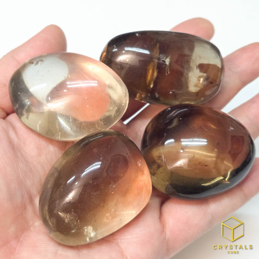 Smokey Quartz Palm Stone