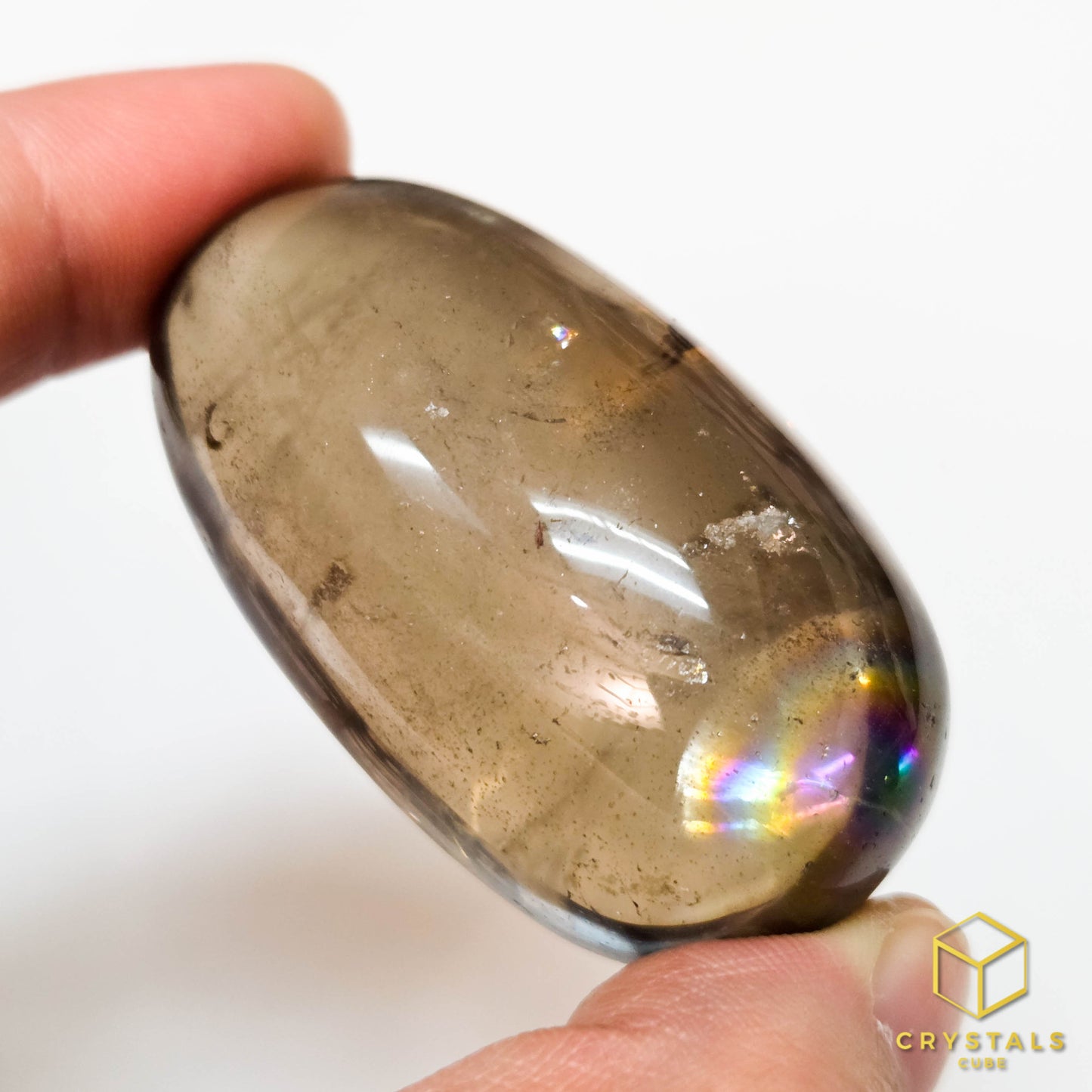 Smokey Quartz Palm Stone