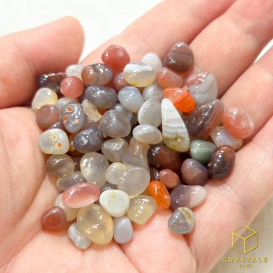 Yan Yuan Agate Round Chips