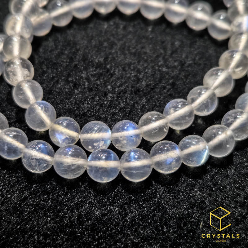Rainbow Moonstone**** Bracelet - 6-6.5mm