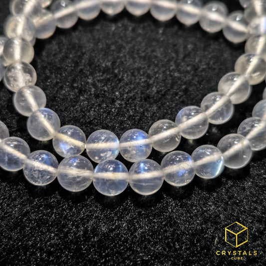 Rainbow Moonstone**** Bracelet - 6-6.5mm