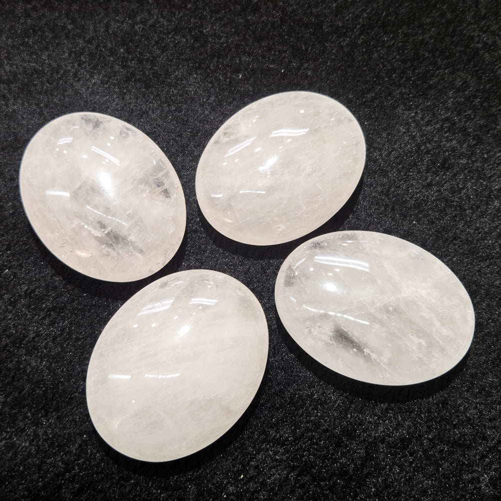 Clear Quartz Palm Stone